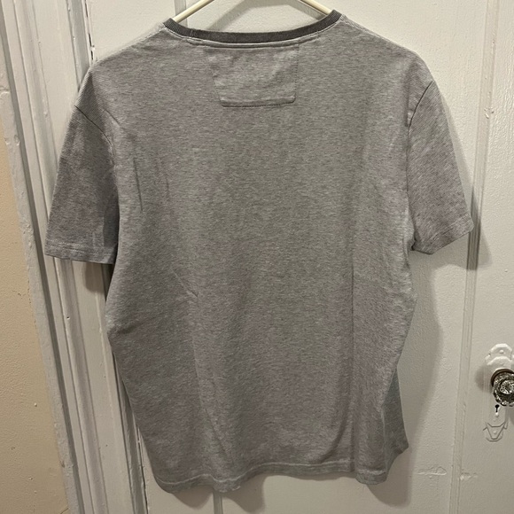 Mens Grey Short Sleeve Shirt - Picture 3 of 3